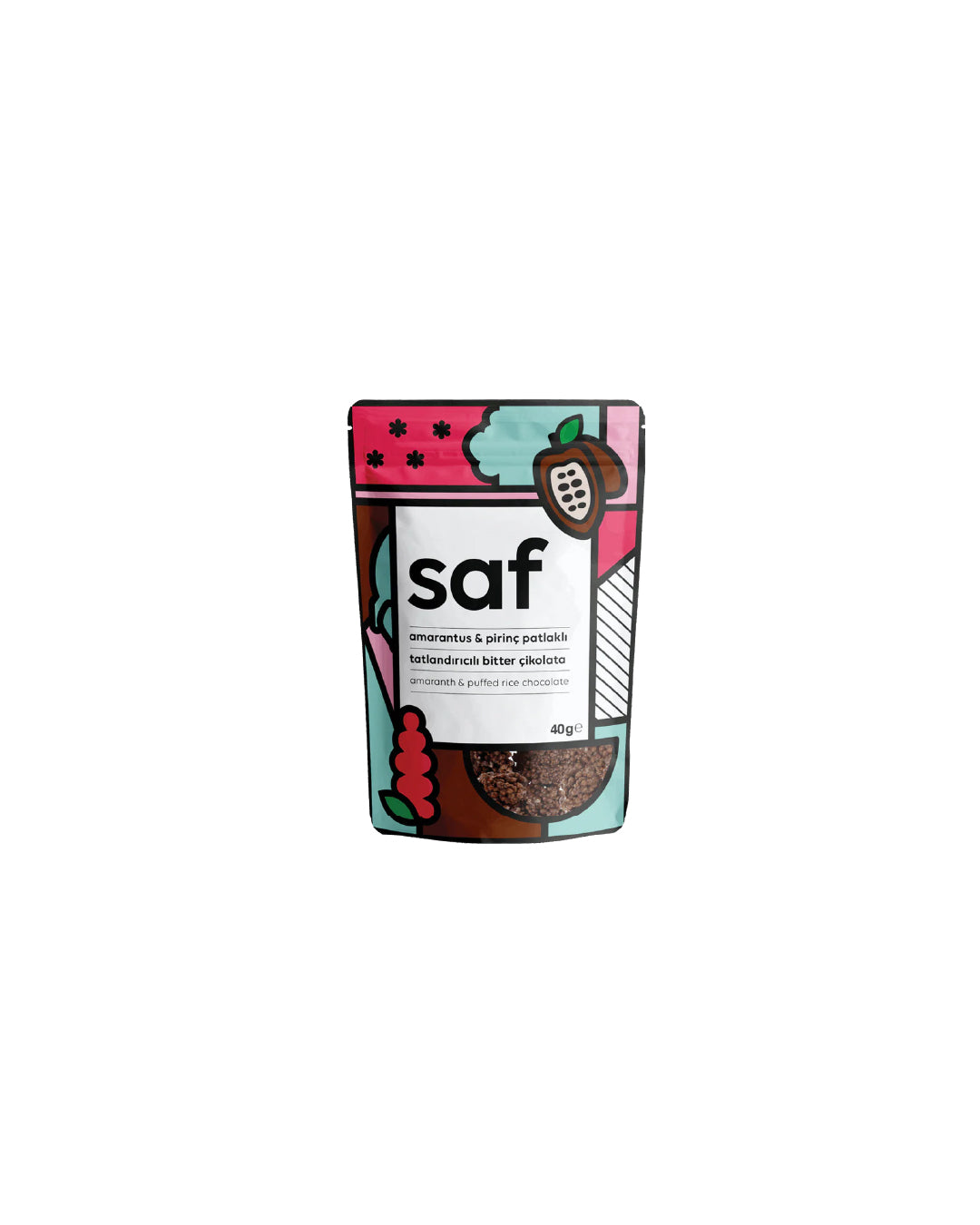 Saf Pirinç Patlaklı Çikolata