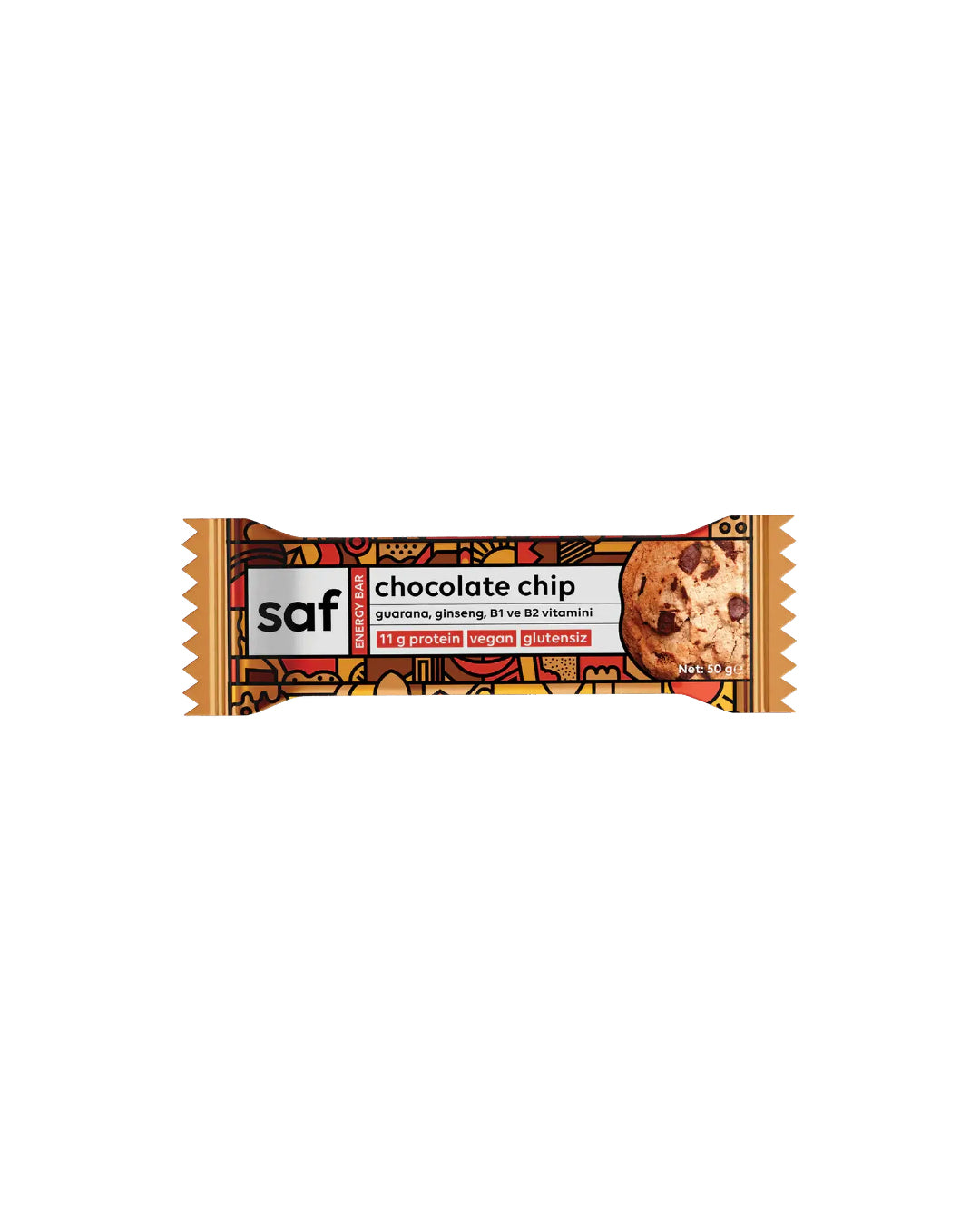 Saf Chocolate Chip Enerji Barı